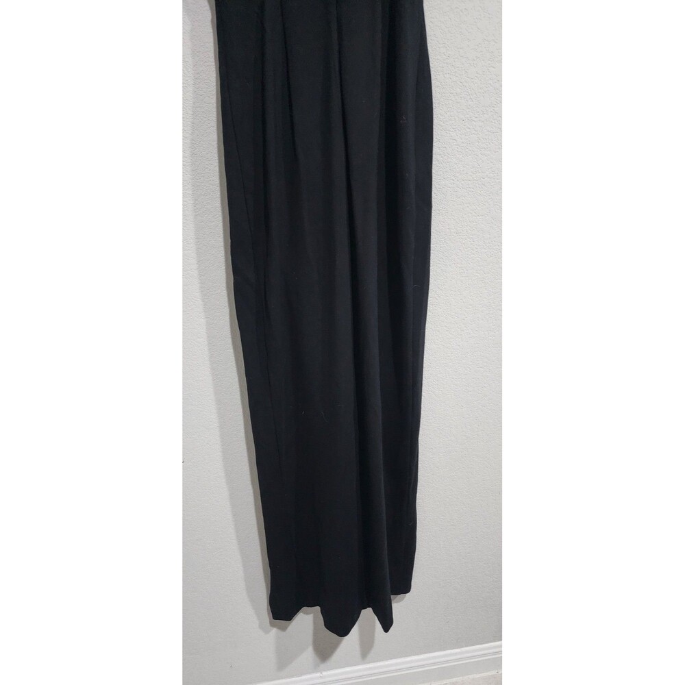 NBD Revolve Eileen High Slit Adjustable Spaghetti Strap Long Gown Black Womens M - Picture 12 of 16